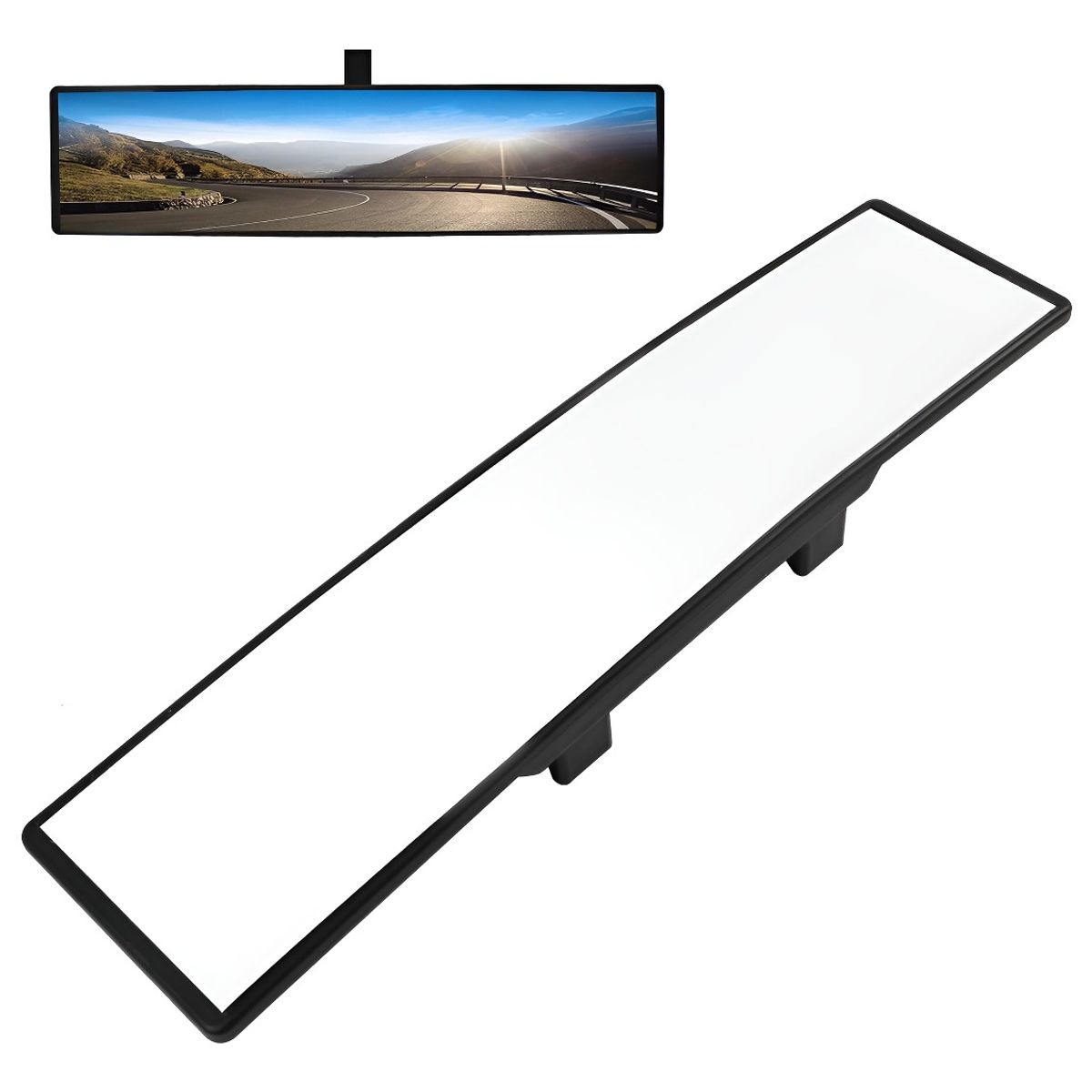 EVERSO - Espejo Retrovisor Universal Con Ventosa O Sopapo Para Auto