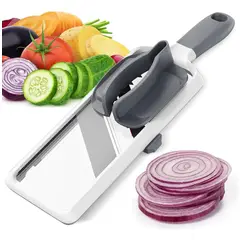 EVERSO - Cortador De Hortalizas Con Mandolina Segura Para Cocina
