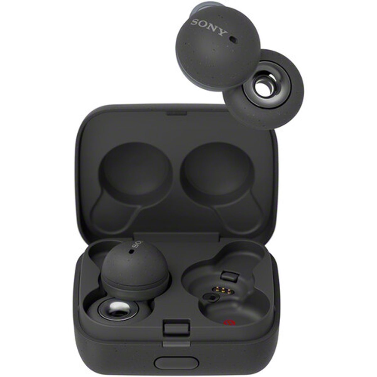 SONY - Sony WF-L900 LinkBuds True Wireless Open Earbuds - Dark Grey