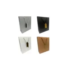 GENERICO - Bolsa de Regalo Golden Diamond 12pcs 26x32cm
