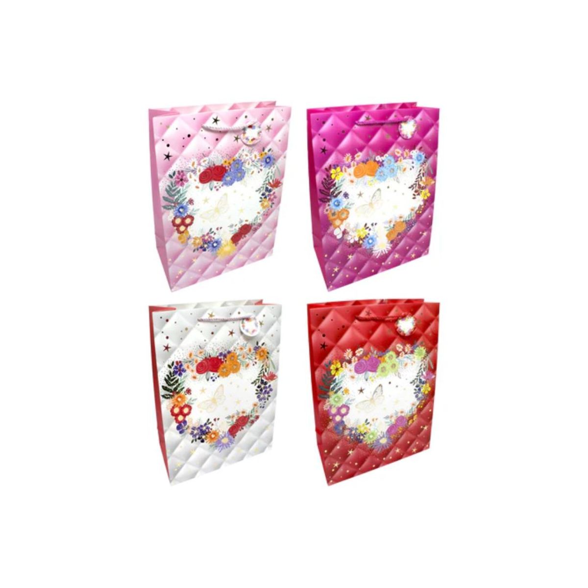 GENERICO - Bolsa de Regalo Mariposas Floreado 12pcs 30x40cm