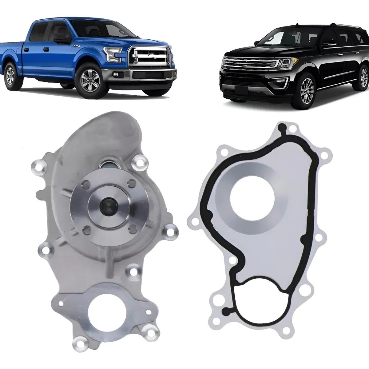 KUANGYE - Bomba De Agua Para Motor Para Ford 2011-2014 F150 35l Turbo
