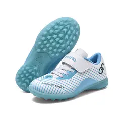 DANWEILE - Botas de fútbol de alta calidad para niños y adolescentes Azul