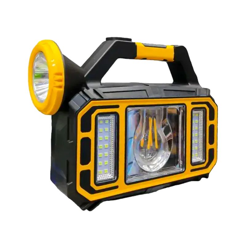 MOVI - LINTERNA RECARGABLE CON PANEL SOLAR Y FUNCION DE POWERBANK