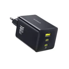 BASEUS - Cargador USB C 100W 2 USB C + 1 USB Puertos GAN Cargador Rápido