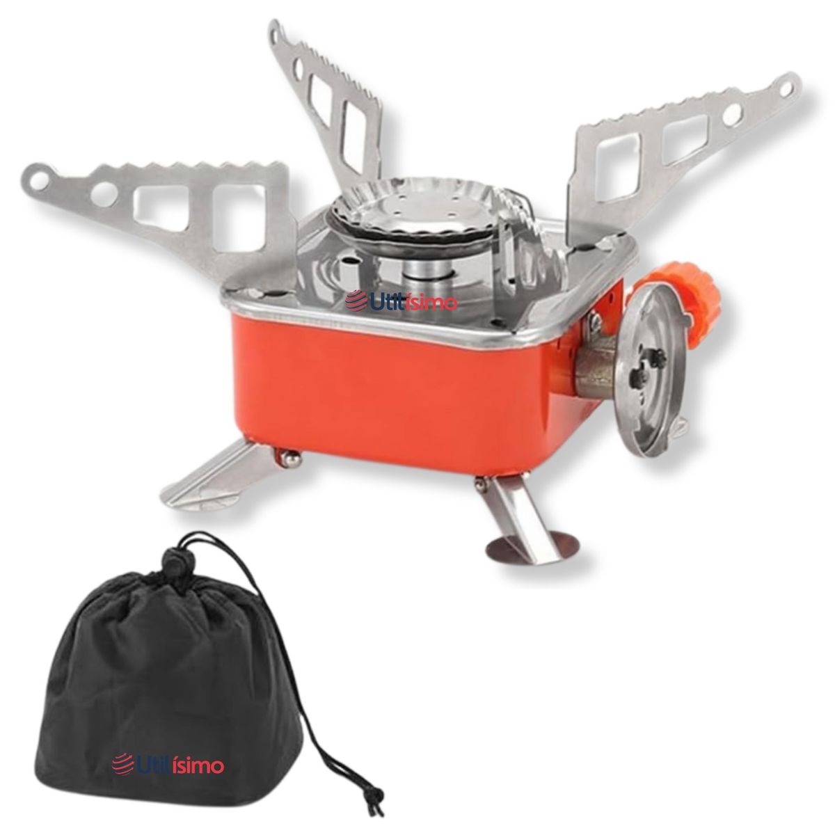 LINE - Mini Estufa A Gas Portátil Plegable Camping Cocinilla