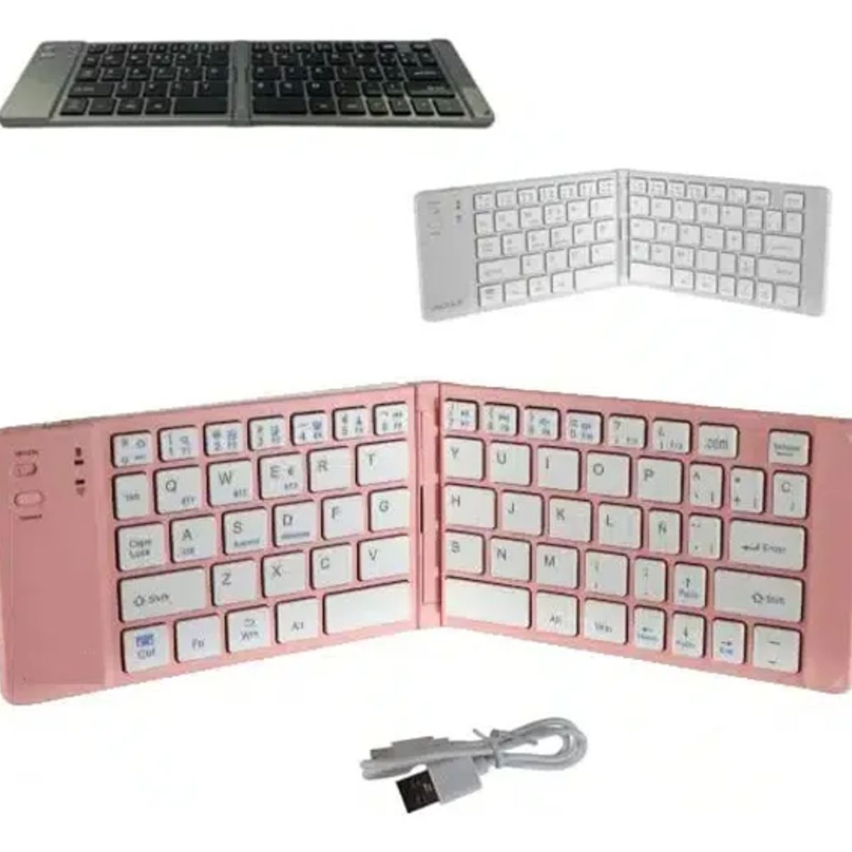 GENERICO - Mini Teclado Inalámbrico Plegable Portátil