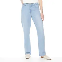 WADOS - PANTALON RECTO LYOCELL TIRO ALTO PRETINA BASICA 1 BOTON