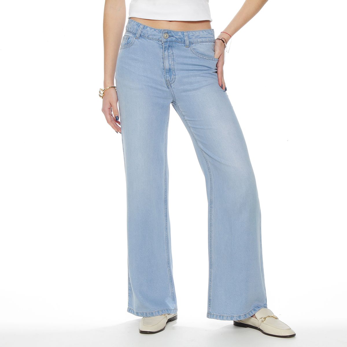 WADOS - PANTALON RECTO LYOCELL PRETINA BASICA 1 BOTON