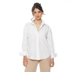 WADOS - BLUSA MANGA LARGA EMBROIDERY ABOTONADA EN DELANTERO