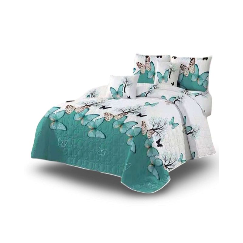GENERICO - Cubrecama Colcha Quilt de Verano plaza y media