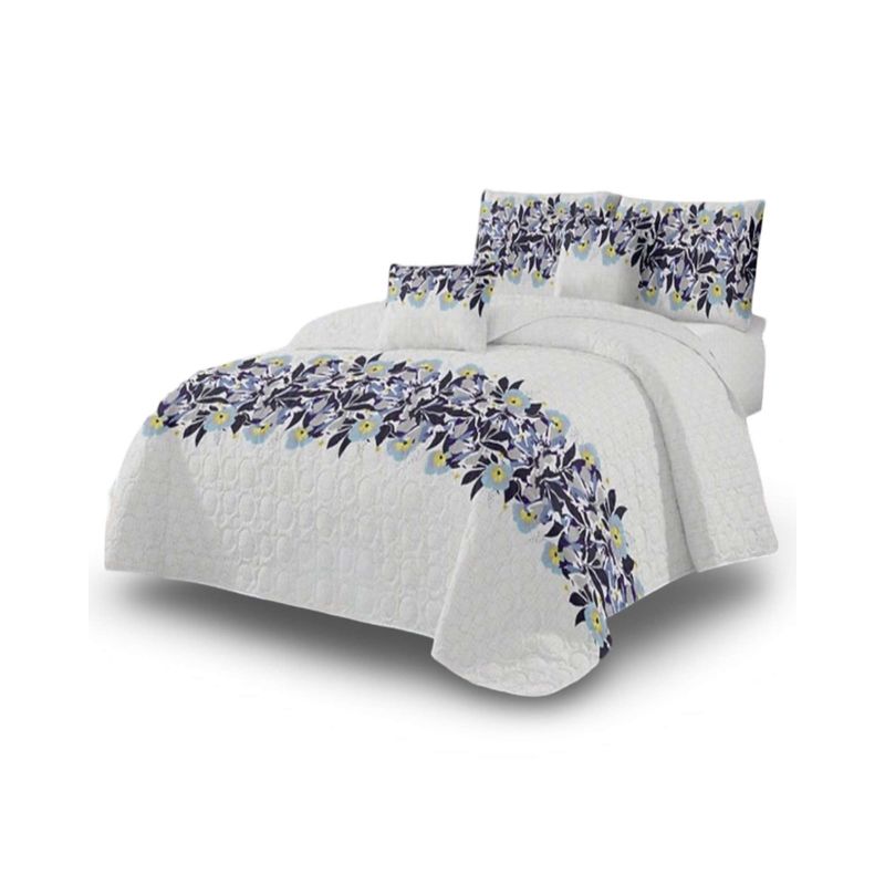GENERICO - Cubrecama Colcha Quilt de Verano plaza y media