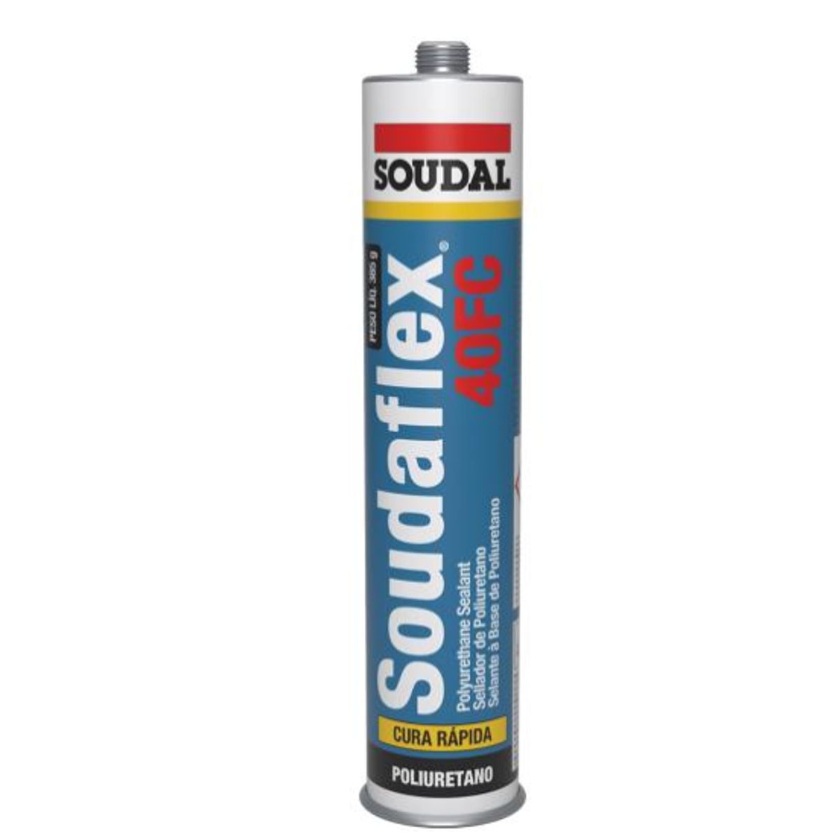 SOUDAL - Sellador de Poliuretano 300 Ml. Blanco Soudalflex 40fc.