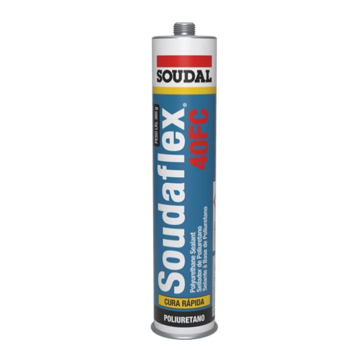 SOUDAL - Sellador de Poliuretano 300 Ml. Blanco Soudalflex 40fc.