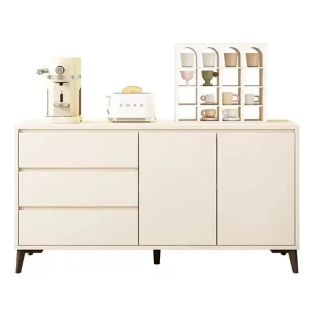 CRUSEC - Rack TV Multifuncional Living Dormitorio 140x40x75 Moderno