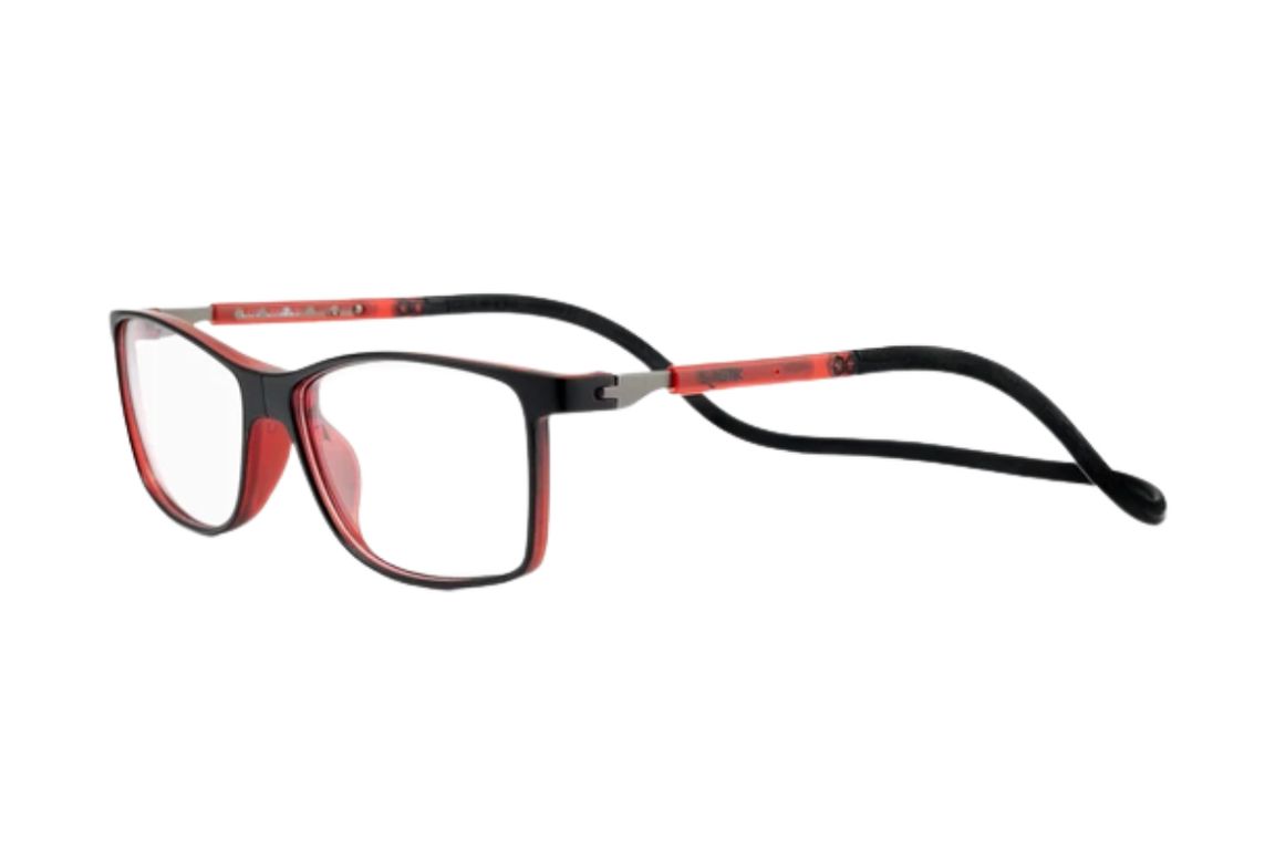 Lentes Opticos Camden Rojo con Clip Magnetico Rojo M