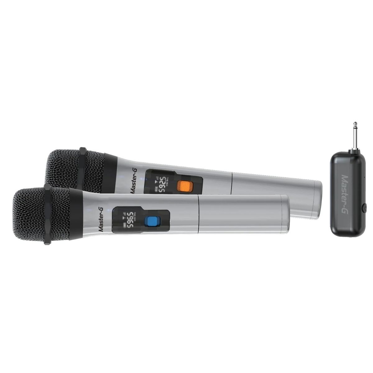 MASTER G - Master-G Par de Micrófonos Inalámbricos con Receptor UHF