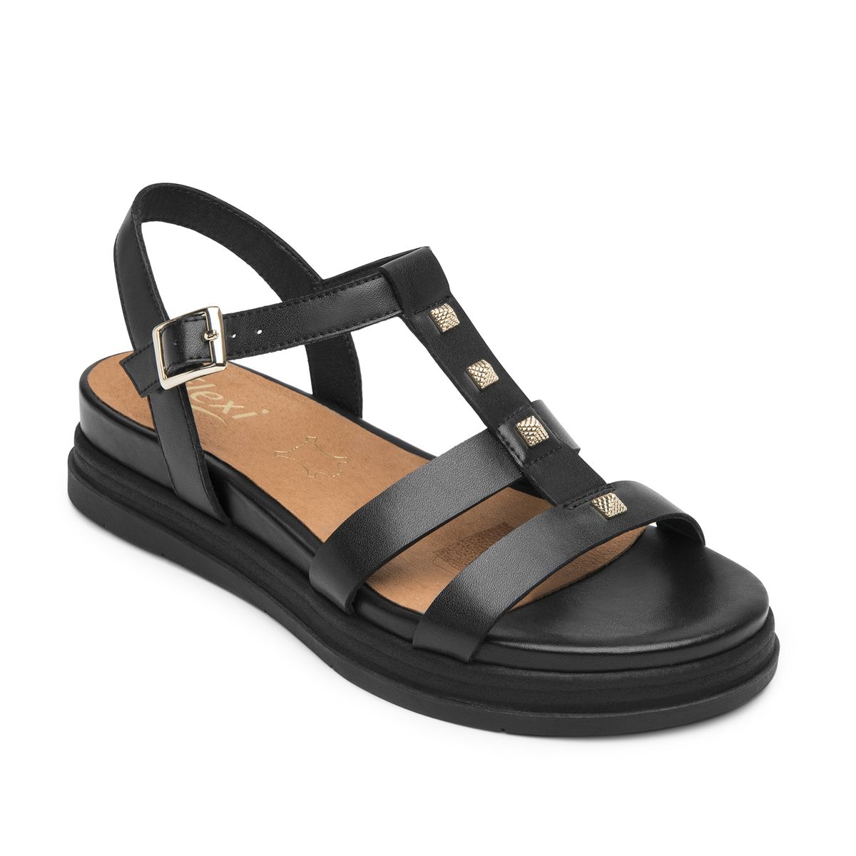 FLEXI - Sandalia Mujer Stephany 135302 Negro Flexi