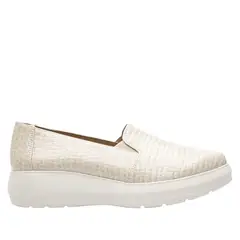 FLEXI - Mocasín Mujer Edith 126716 Blanco Perla