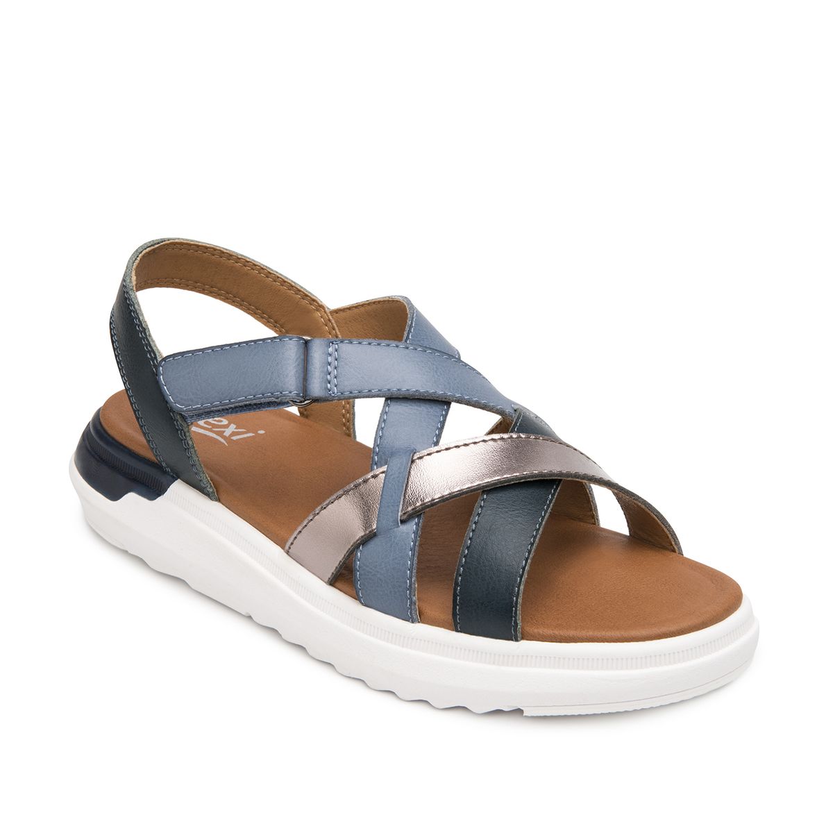 FLEXI - Sandalia Mujer Fraga 129403 Azul Flexi