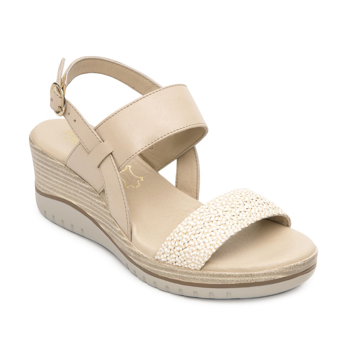 FLEXI - Sandalia Mujer Emily 113325 Blanco Crema Flexi