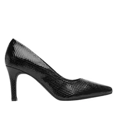 FLEXI - Zapato Mujer Idris 104501 Reptil Negro