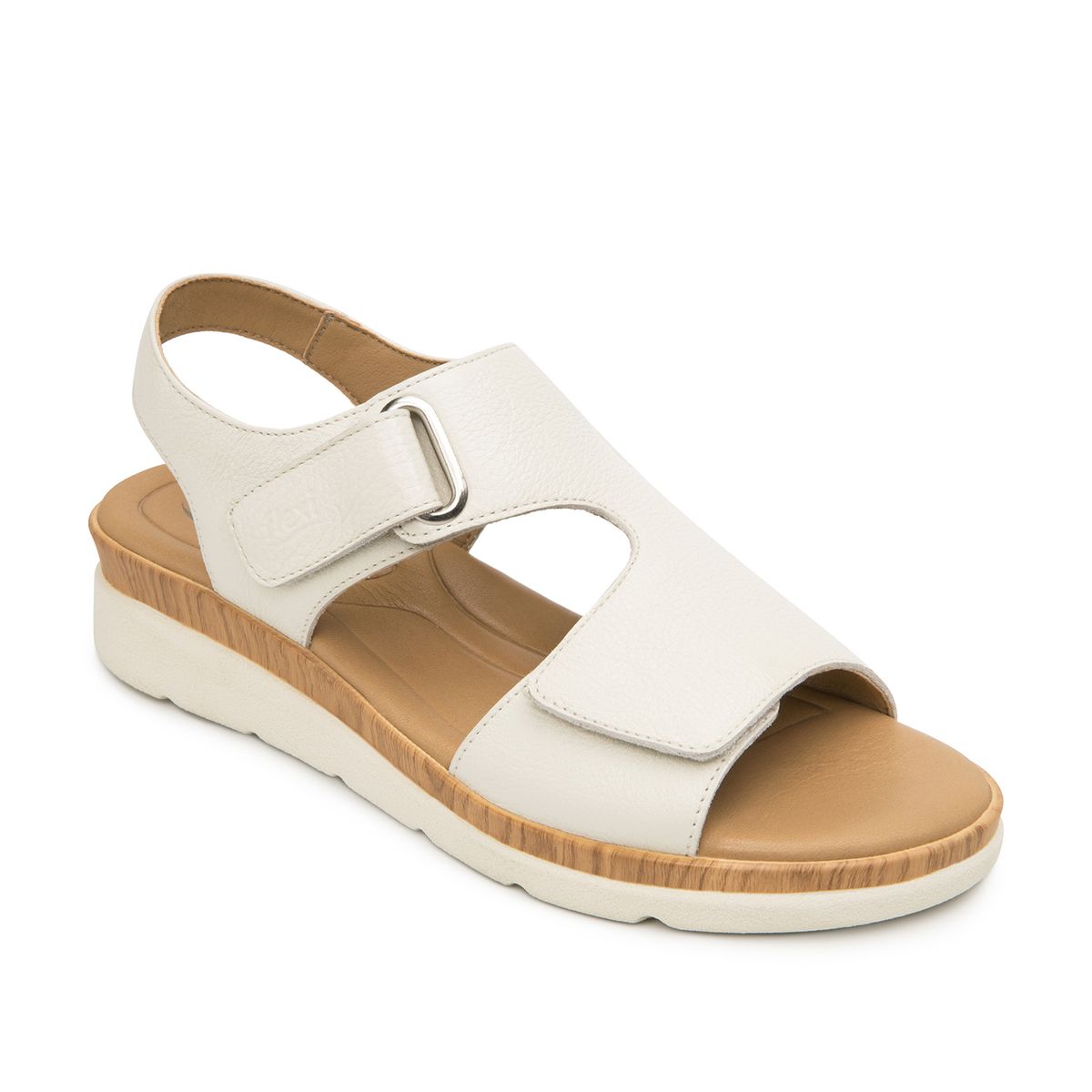 FLEXI - Sandalia Mujer Dariana 124210 Blanco Marfil Flexi