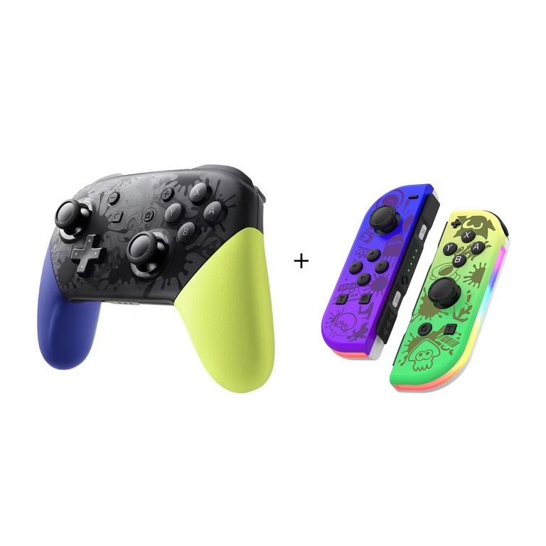 CORRERREY Control Inalámbrico Pro Nintendo Switch Bluetooth Rgb Joy 2