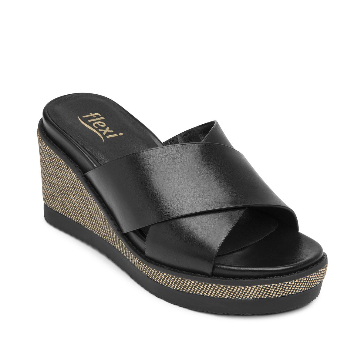 FLEXI - Sandalia Mujer Ester 135602 Negro Flexi
