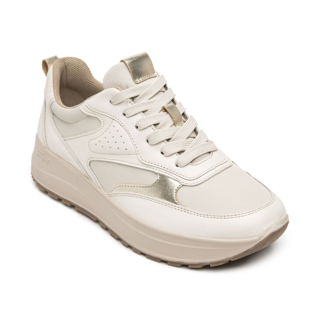 FLEXI - Zapatilla Mujer Atsiri 117210 Beige Flexi