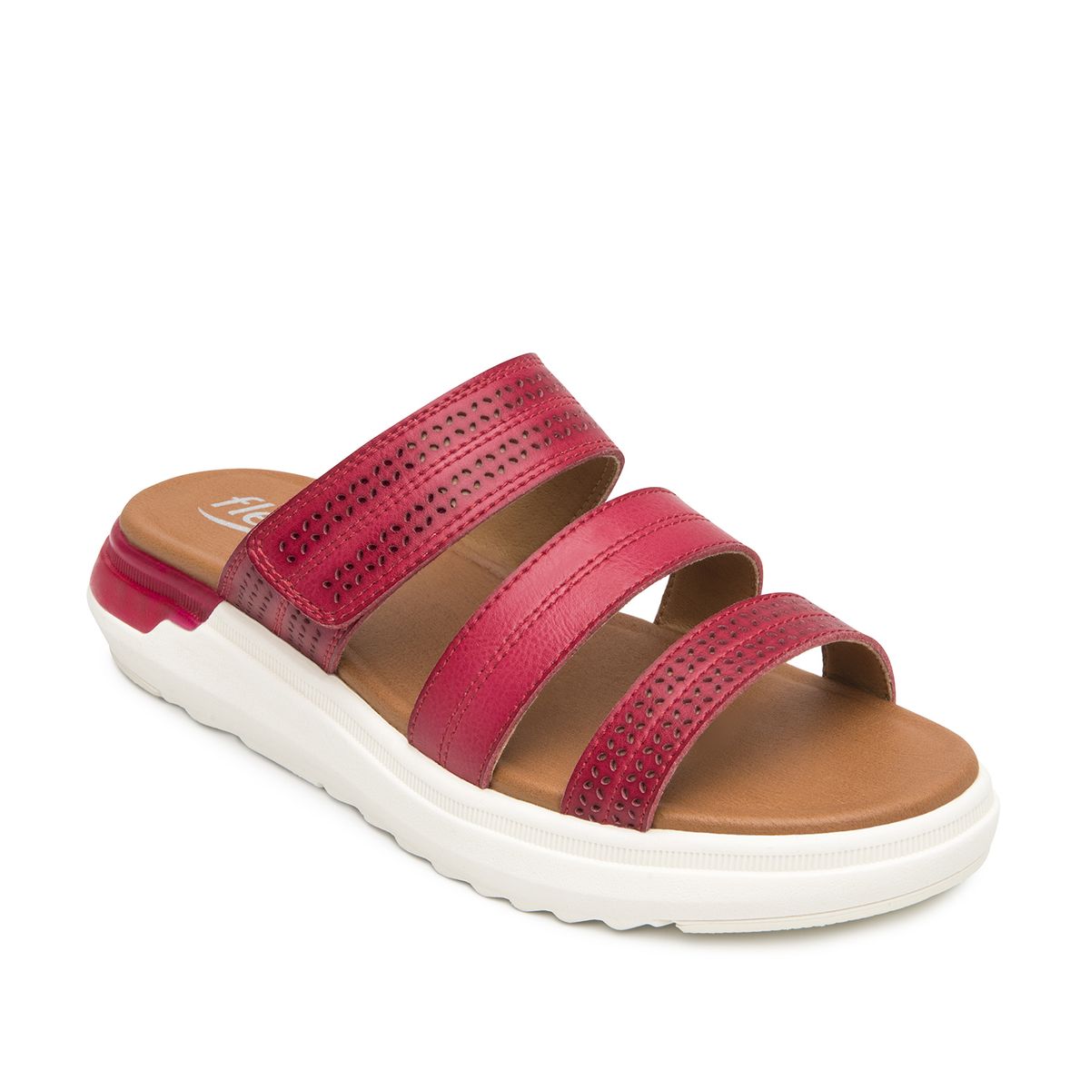 FLEXI - Sandalia Mujer Fraga 129404 Roja Flexi