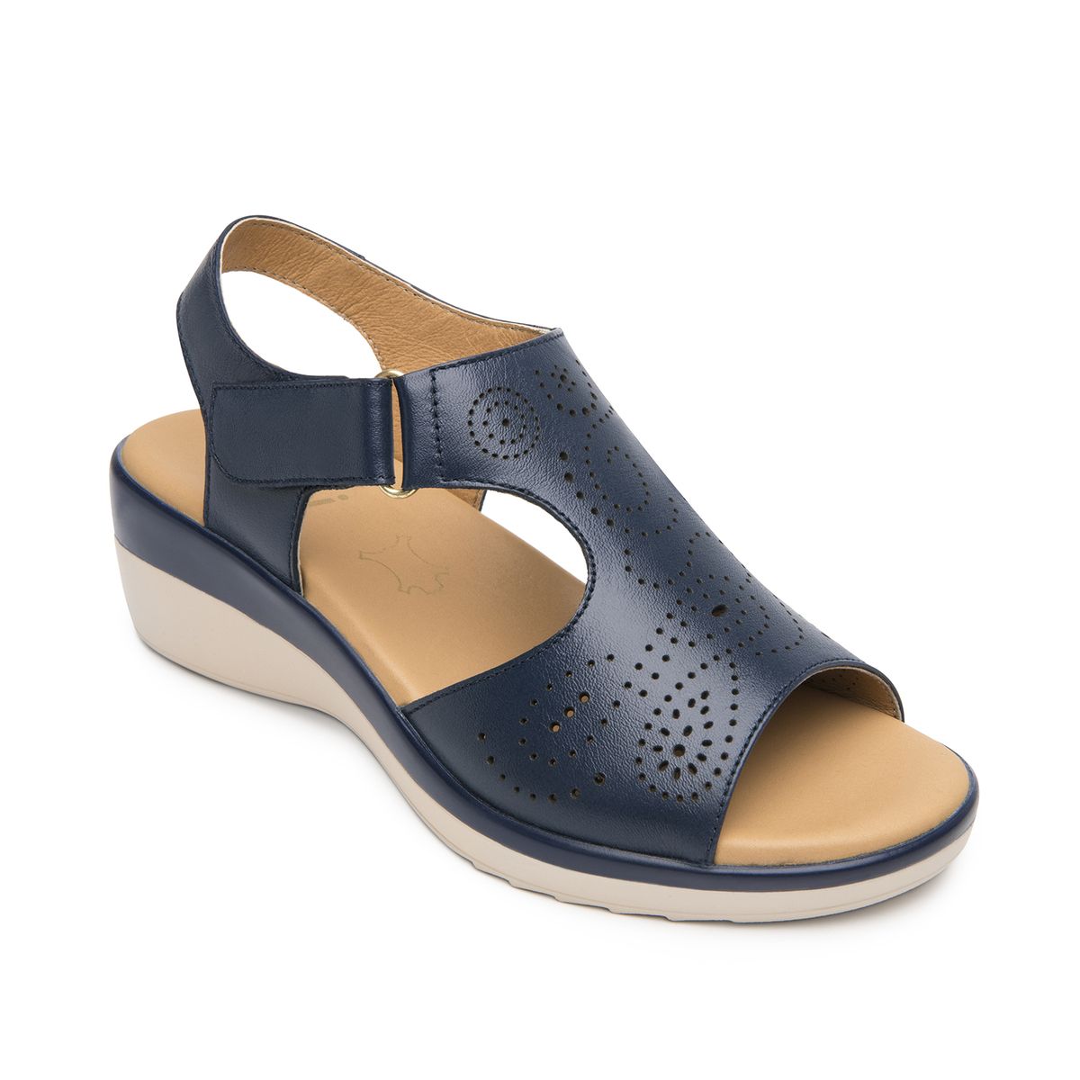 FLEXI - Sandalia Mujer Amapola 116013 Azul Marino Flexi