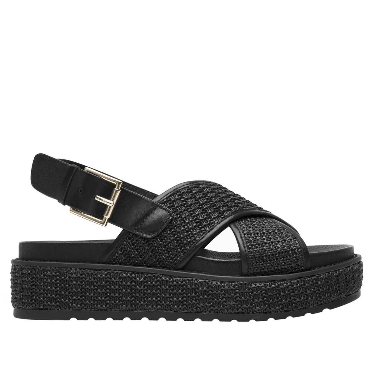 FLEXI - Sandalia Mujer Pia 135502 Negro Flexi