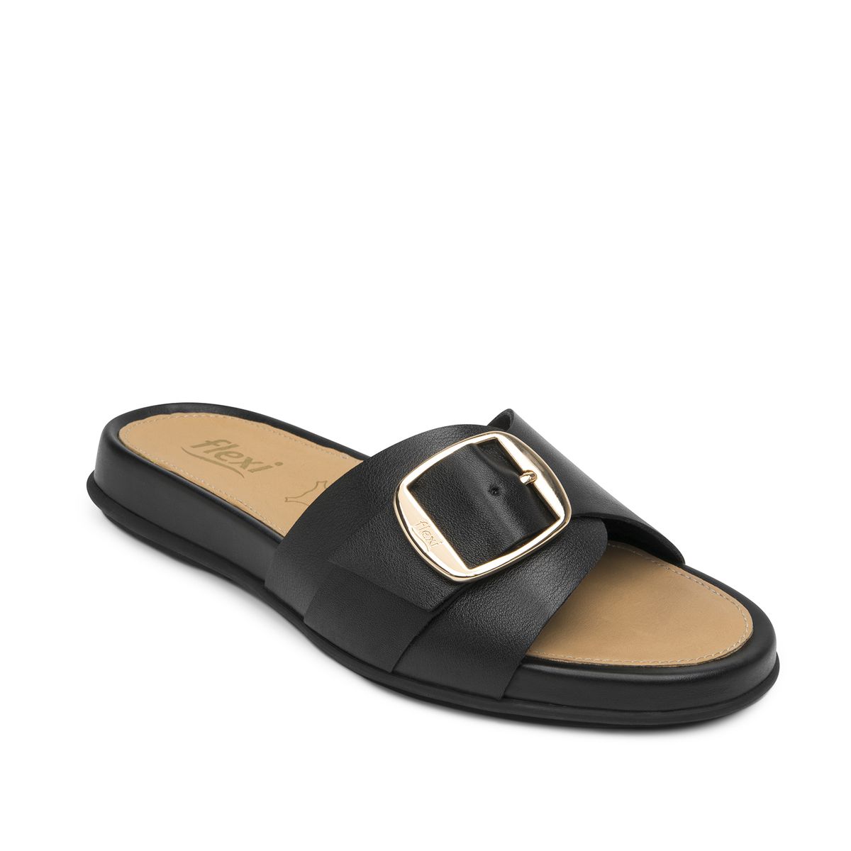 FLEXI - Sandalia Mujer Caterina 133601 Negro Flexi