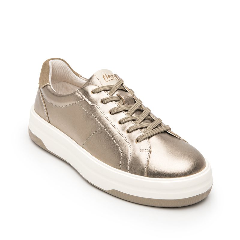FLEXI - Zapatilla Mujer Maite 137401 Dorada Flexi