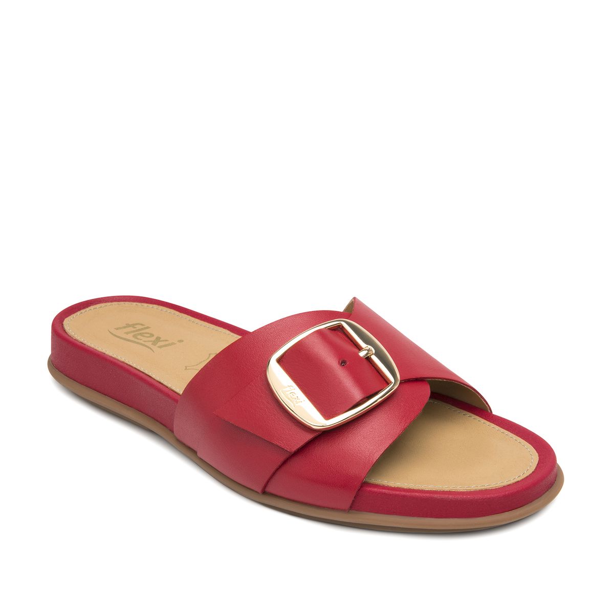 FLEXI - Sandalia Mujer Caterina 133601 Roja Flexi