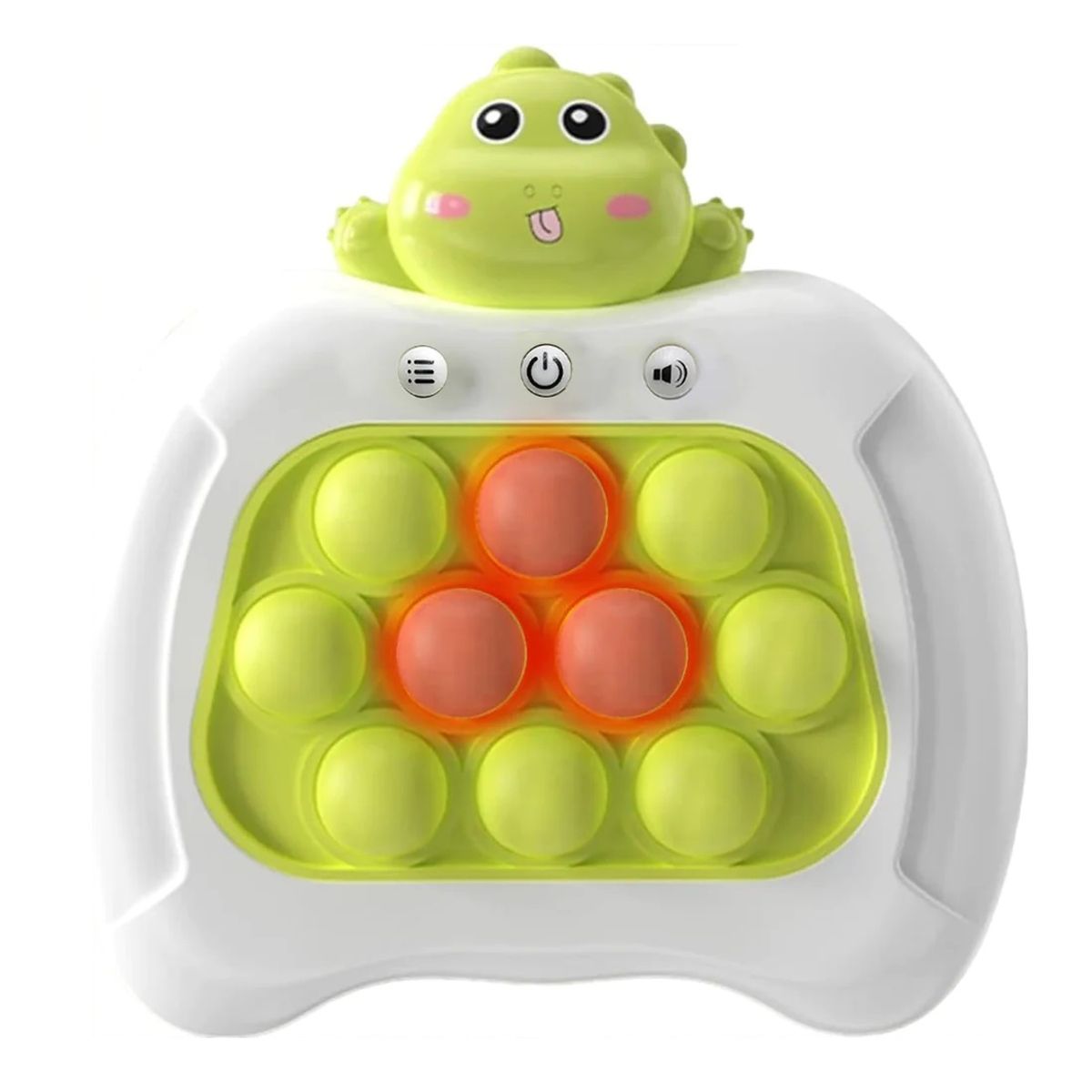 GENERICO - Fidget Pop It Electrónico de Dinosaurio Verde