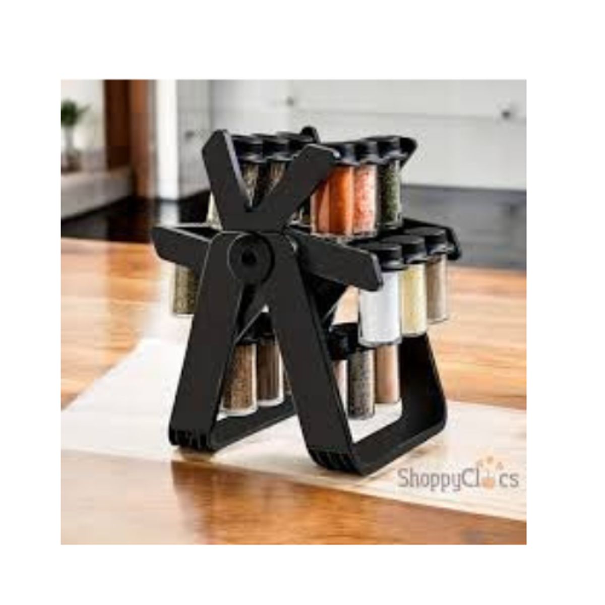 MOVI - Organizador de Aliños Frascos de Vidrio  Cocina Ordenada Elegante