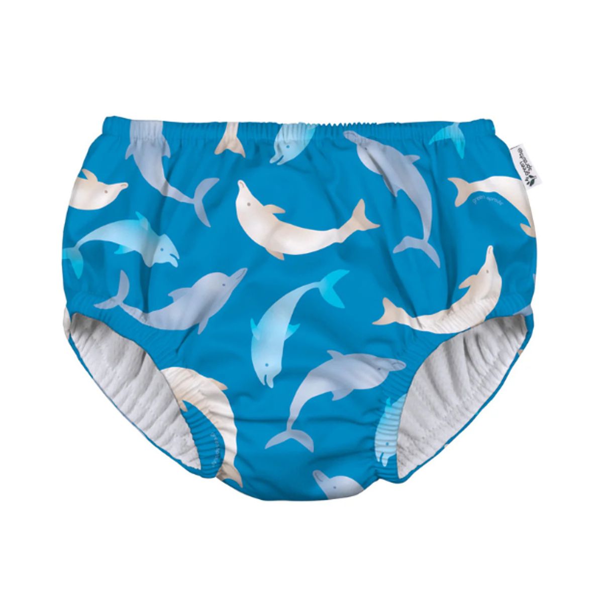 GREEN SPROUTS - Pañal de Agua Reutilizable Delfines Green Sprouts 12m