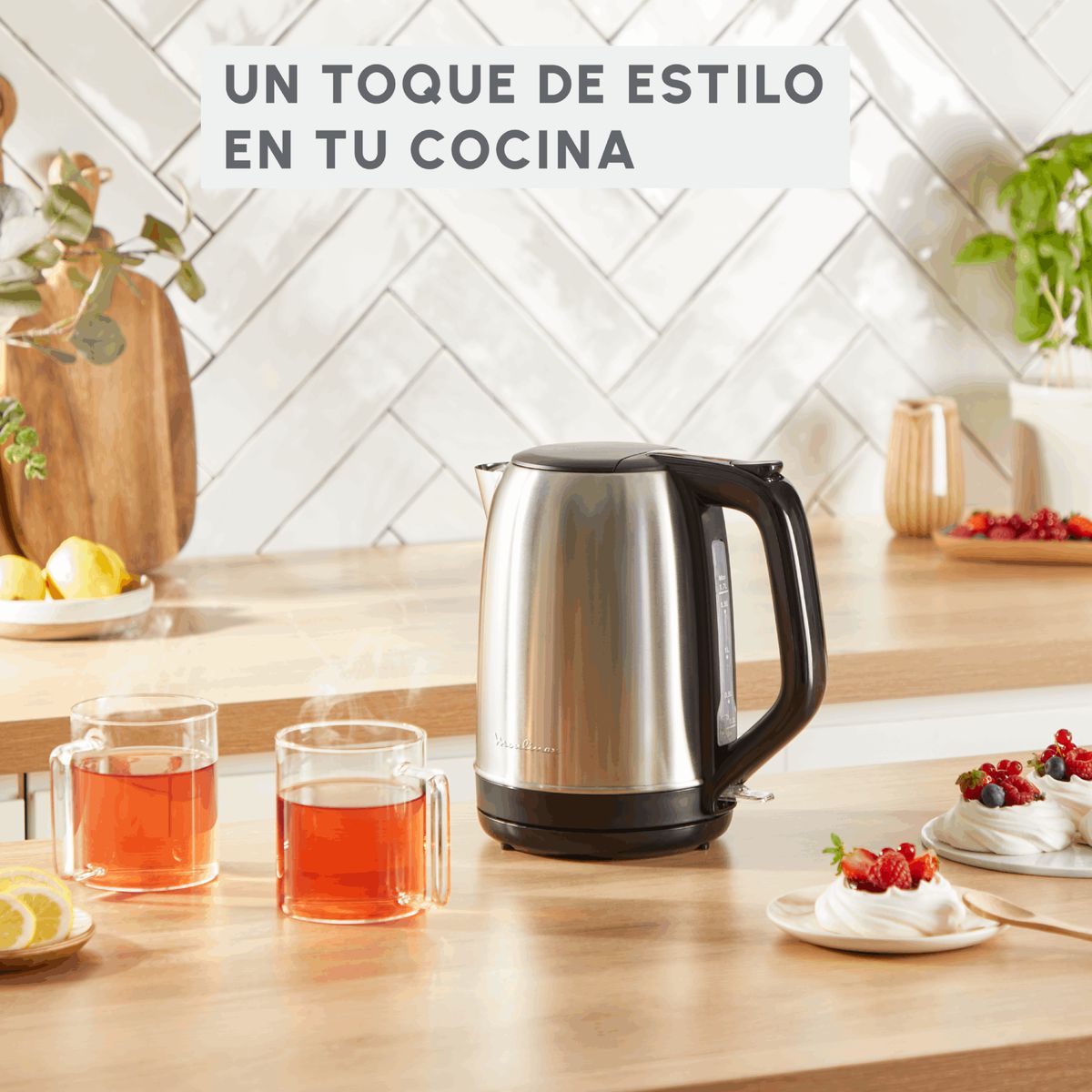 MOULINEX - Hervidor Subito Inox 1,7L Moulinex