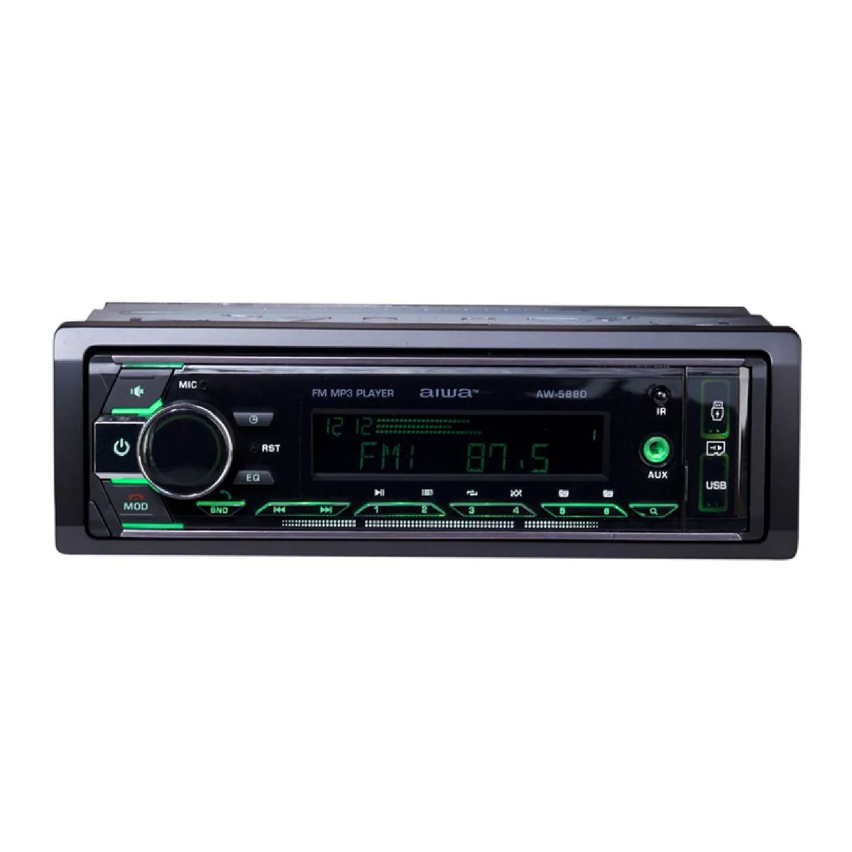 AIWA - RADIO AUTO AIWA AW-5880 USBX2 BT FM SD
