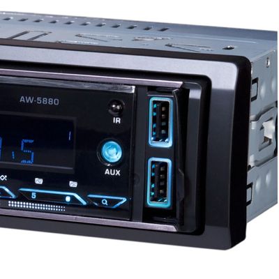 Imagen 2 del producto RADIO AUTO AW-5880 USBX2 BT FM SD