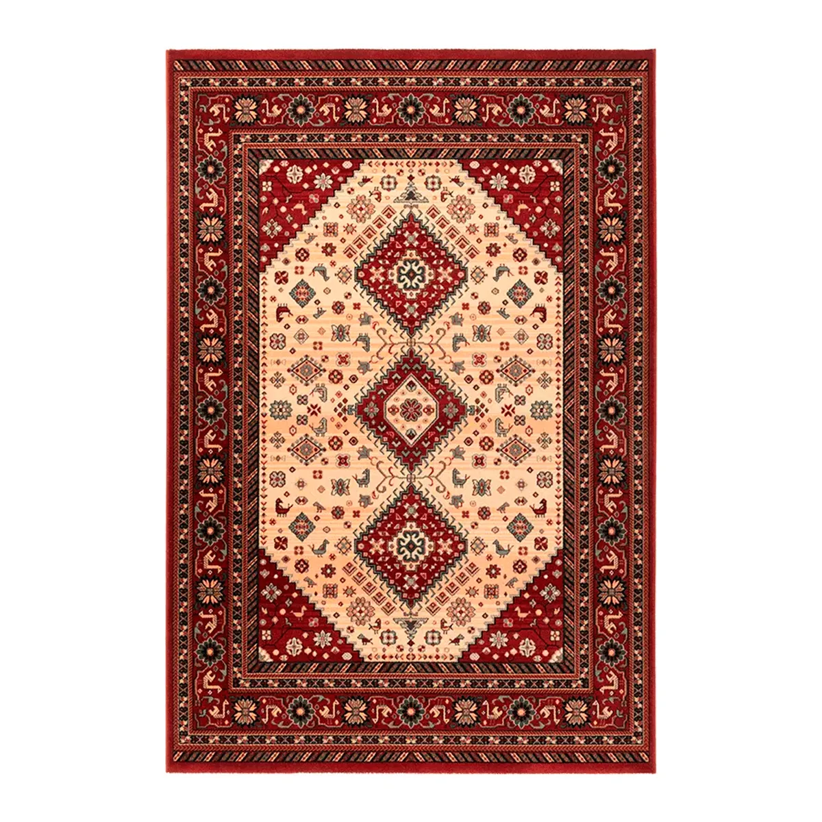 BAZHARS - BAJADA CAMA BAZHARS 080X120 CM DE LANA KIRMAN  43 45 100