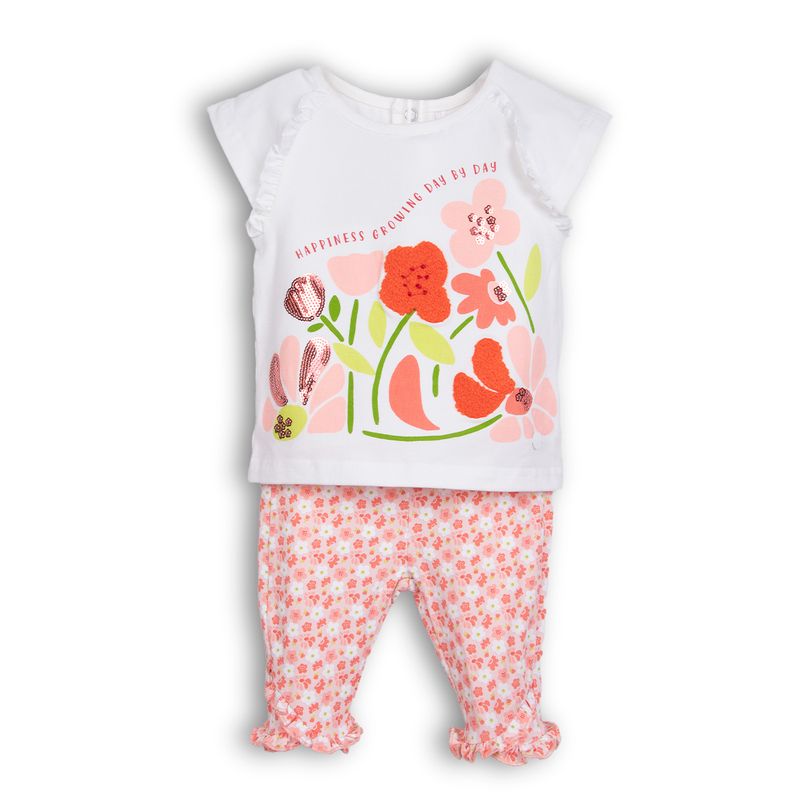 PILLIN - Conjunto Bebé  Coral Pillin PVC635-25COR