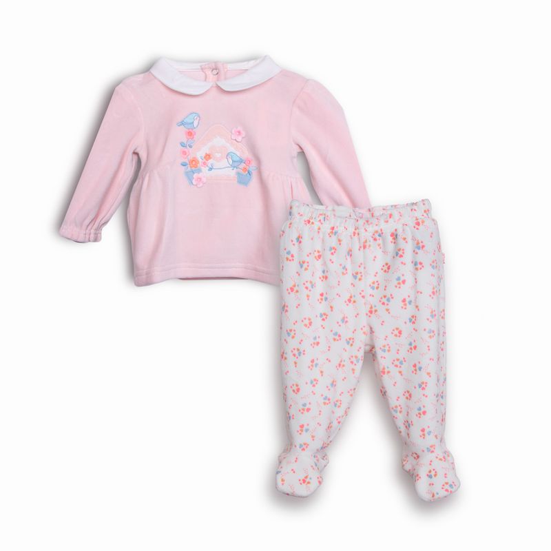 PILLIN - Conjunto Recién Nacido  Rosado Pillin PVC302-25ROS