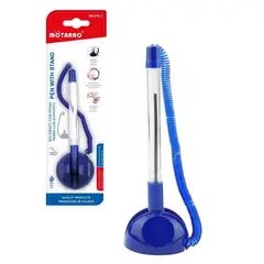 MOTARRO - Pack De 4 Bolígrafos Con Base Adhesiva Para Escritorio