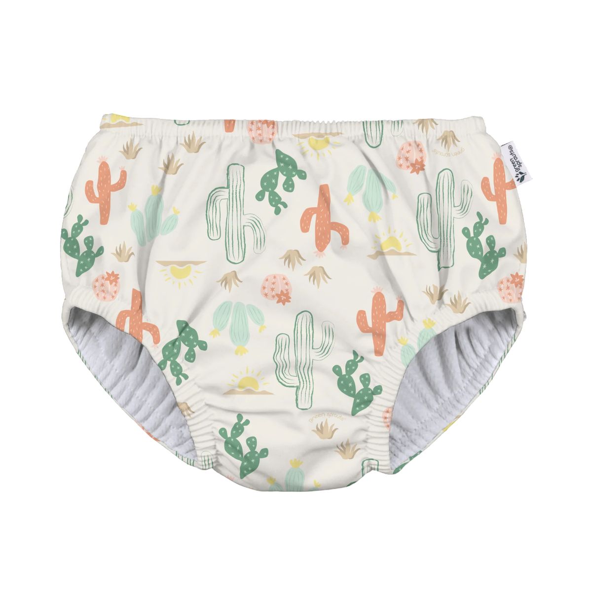 GREEN SPROUTS - Pañal de Agua Reutilizable Cactus Green Sprouts 18m