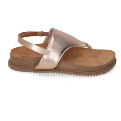 BEIRA RIO - Sandalia Plana Mujer Sintética Rose Gold