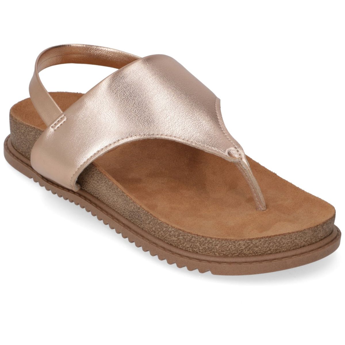 BEIRA RIO - Sandalia Plana Mujer Beira Rio Sintética Rose Gold