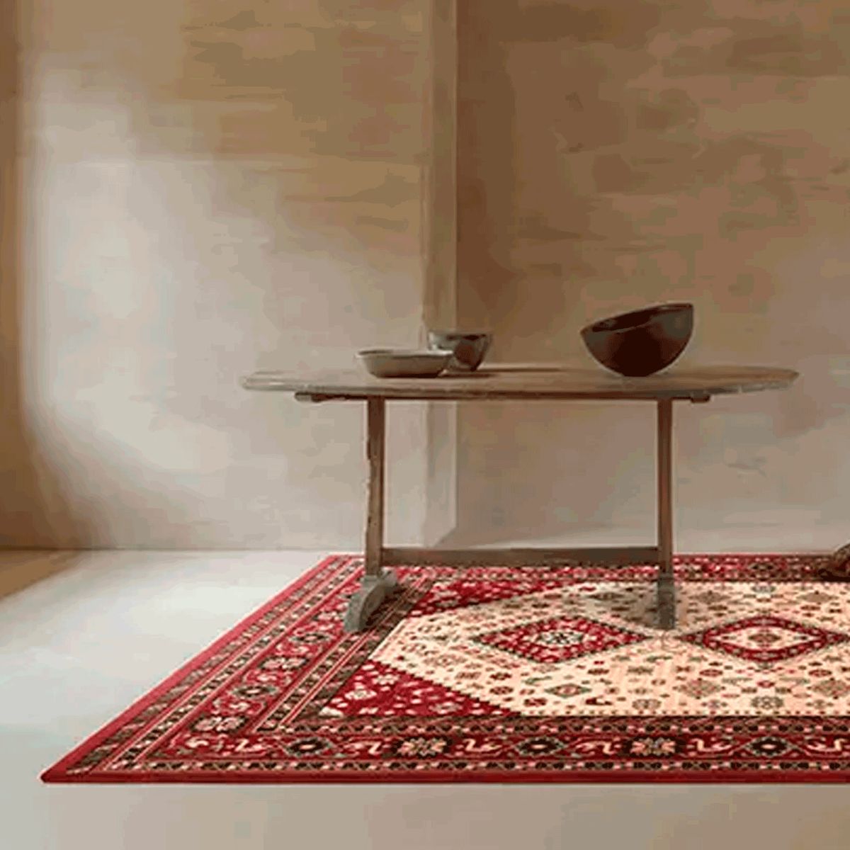 BAZHARS - Alfombra 200X300 cm de Lana Kirman  43 45 100 Bazhars